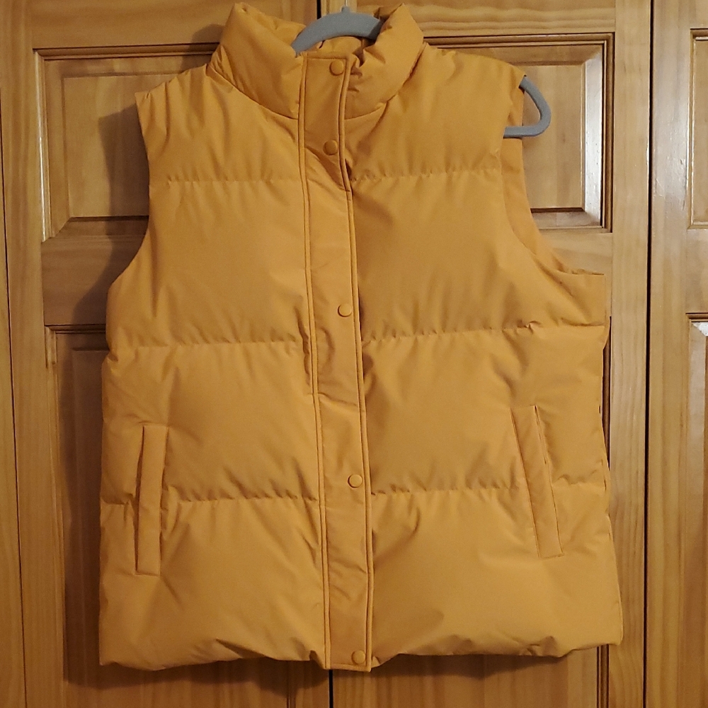 Mustard Puffer Vest